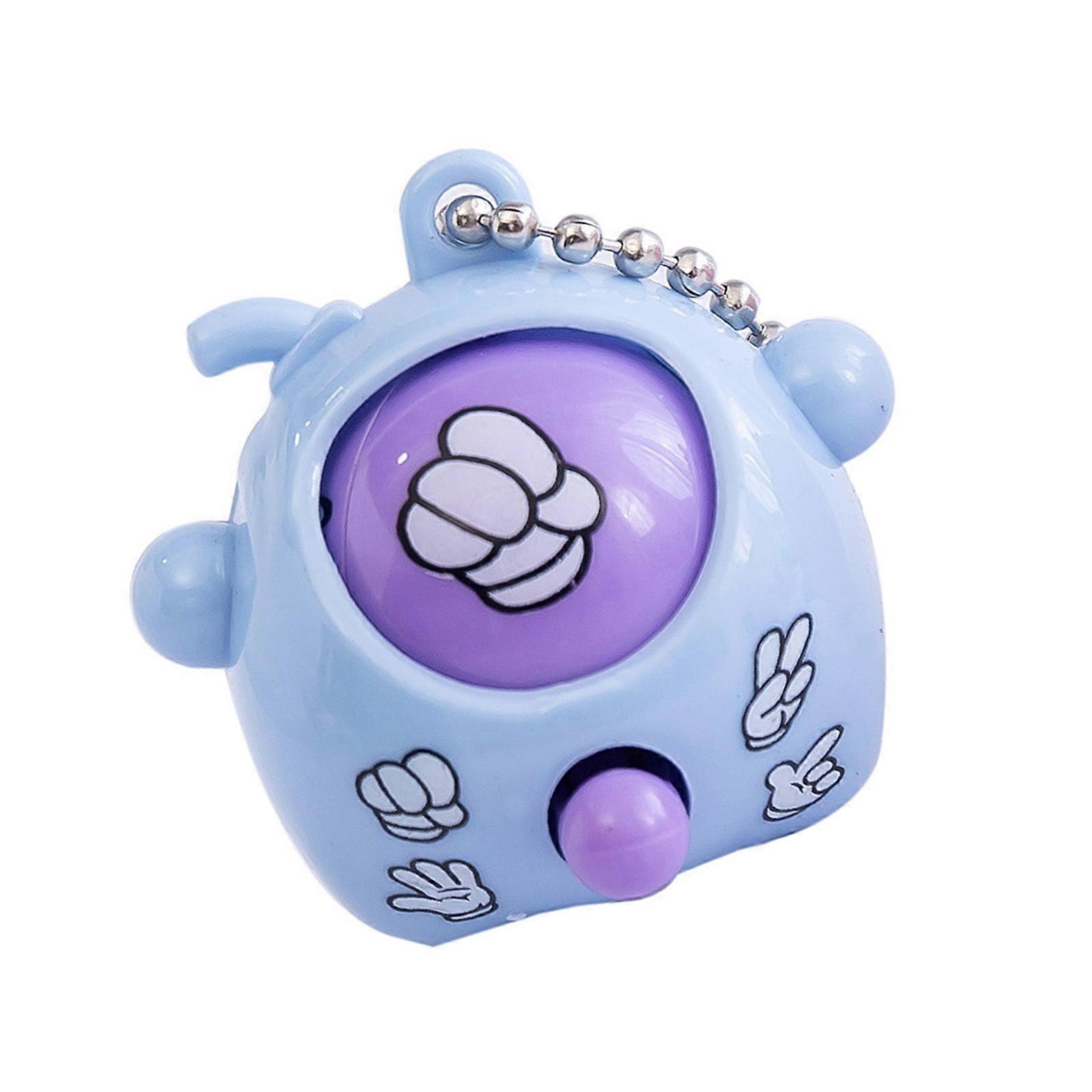 Engaging Rock Paper Scissor Surprise Eggs Toy Fun Interactive Capsule Keychain Toy For Office Student Creative Playing Multicolor