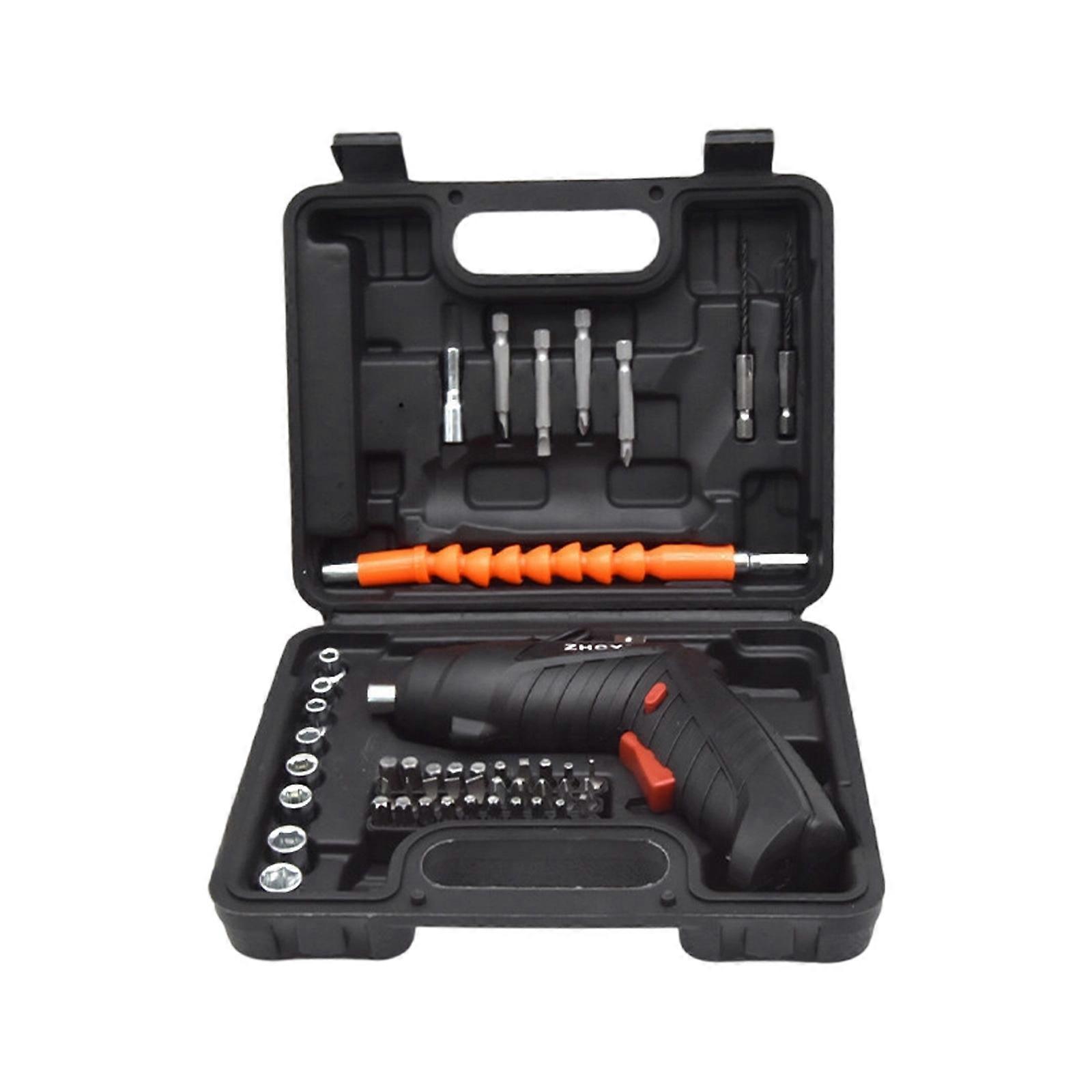 Professional Electric Screwdriver Drill Tool 3.6V Lithium Batteries Powered Ergonomic Handle Design Automatic Torques Control System Multicolor