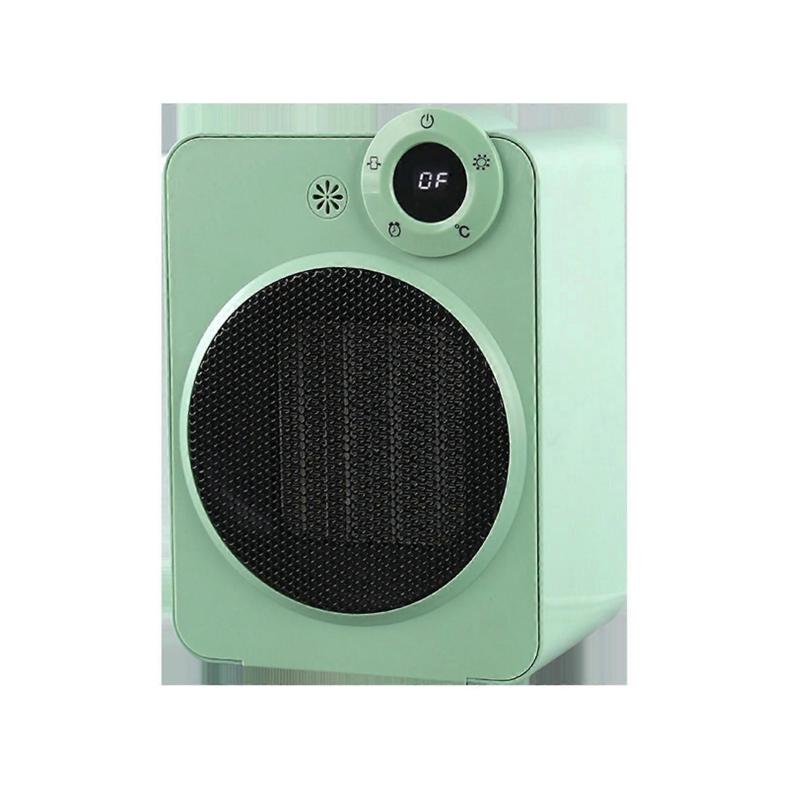 RnemiTe-amo Space Heater, Mini Electric Heater with Intelligent Remote Control, Silent Dual-Purpose Warm & Cold Fan for Home