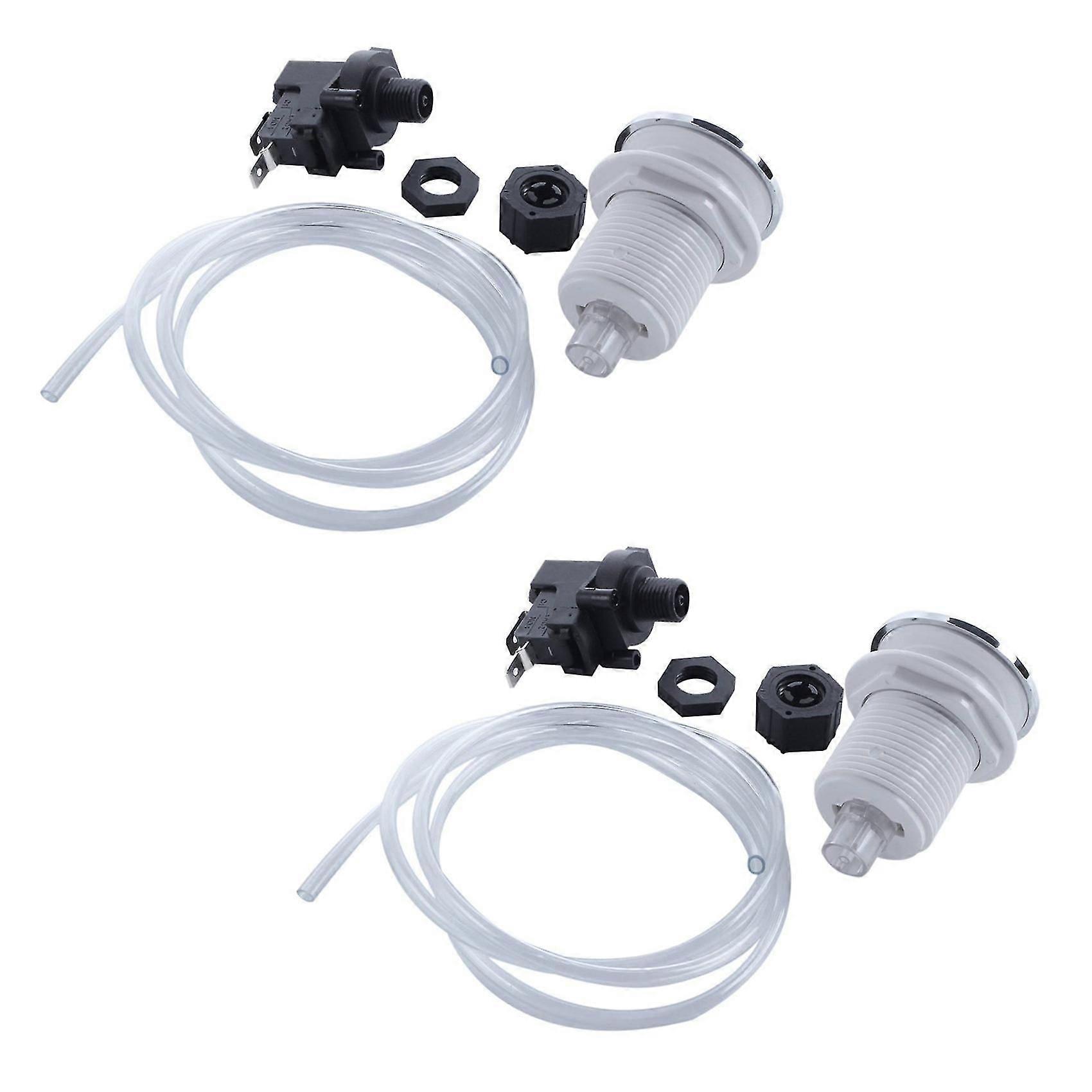 2x 16a On Off Push Button Switch Jetted Whirlpool Jet For Bath Tub Spa Garbage Ha