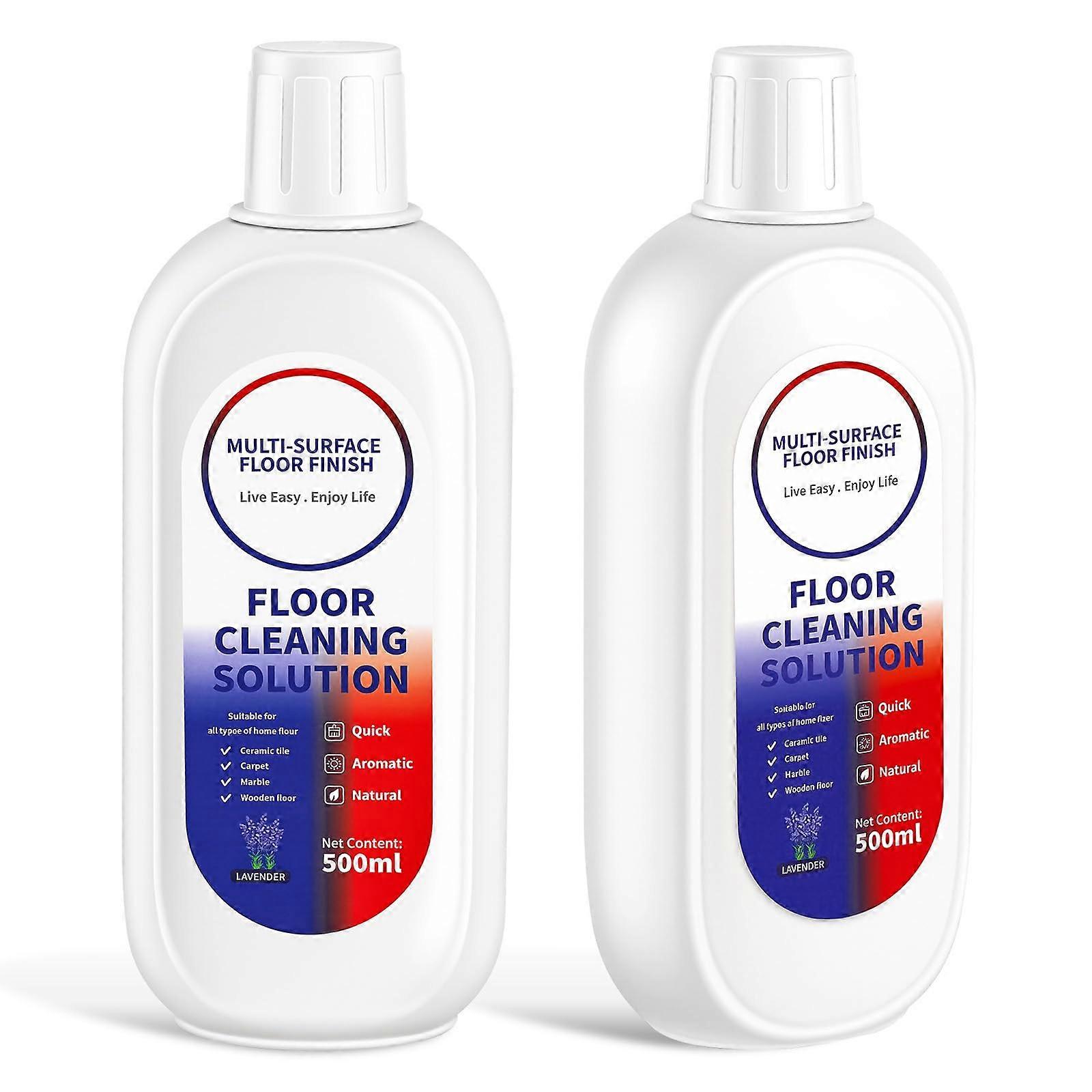 Floor Cleaning Solution, Deep Clean Hard Floors, Lavender Scent, 2 Pack