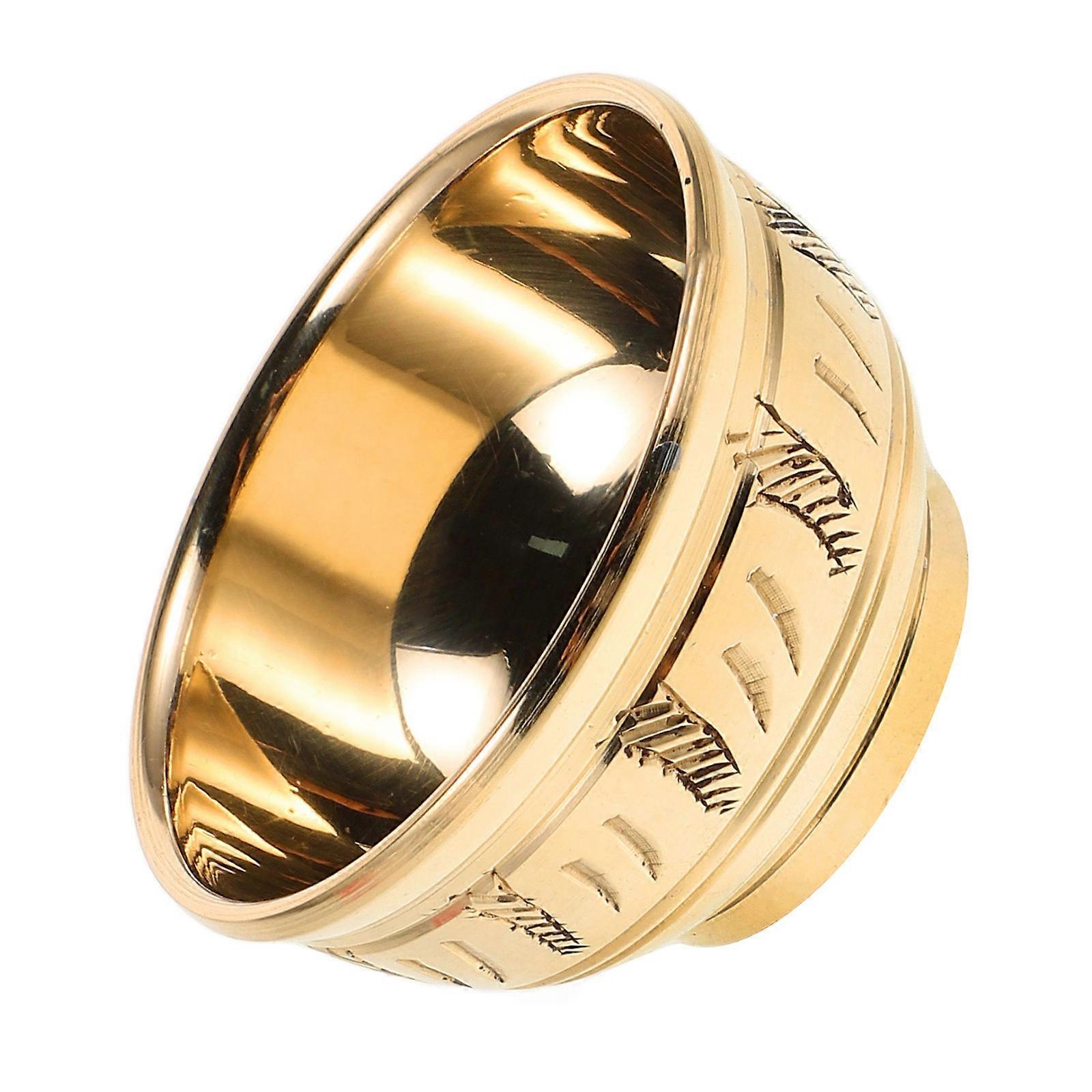 Copper Tea Cup for Ritual Offering Cup with Ergonomic Design 30Ml