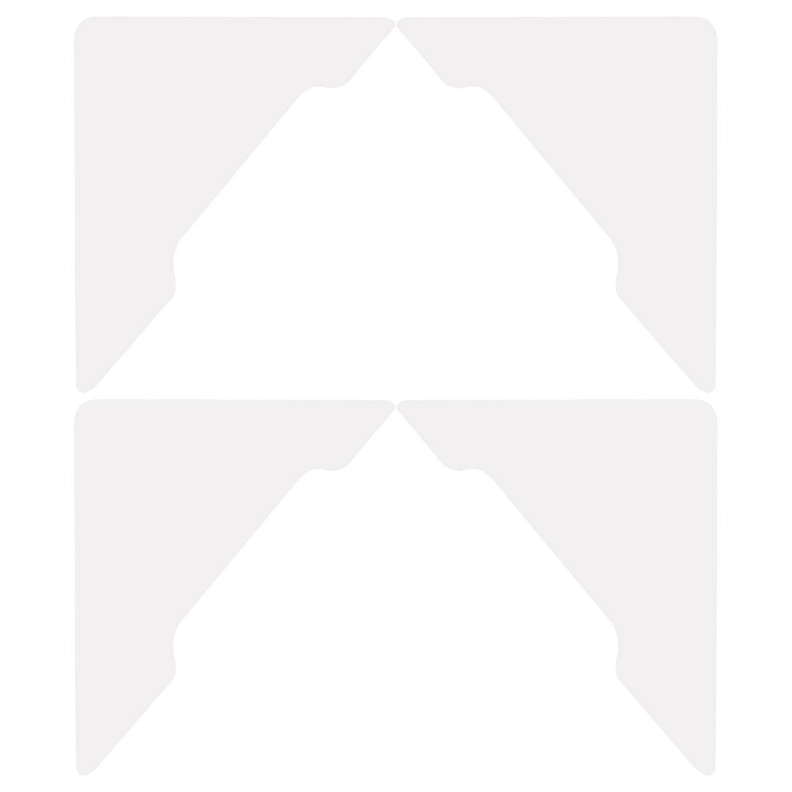 Car Door Protector Edge Guard for Protection 4Pcs White PU Material