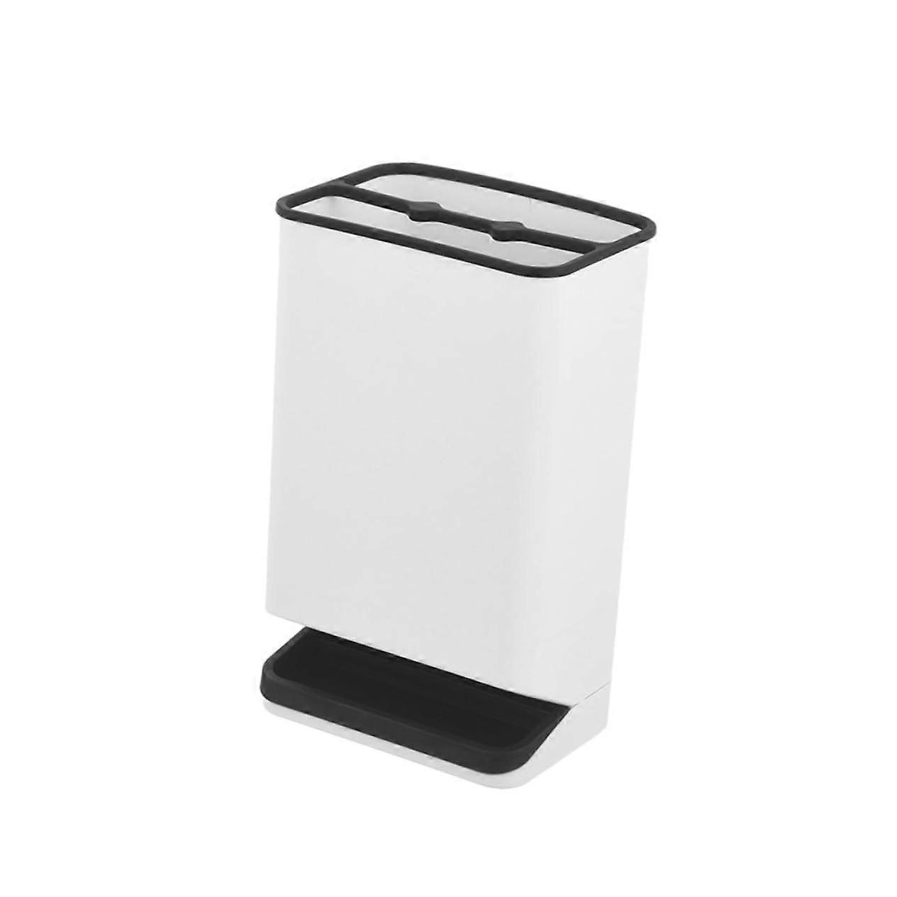 Umbrella Stand with Detachable Leakproof Rack for Long Wet Umbrellas, Space‑Saving Black Base