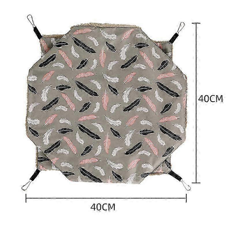 Double Layer Hamster Hammock Cotton Cage Hanging Squirrel Sleeping Bag for Hedgehogs Bed House