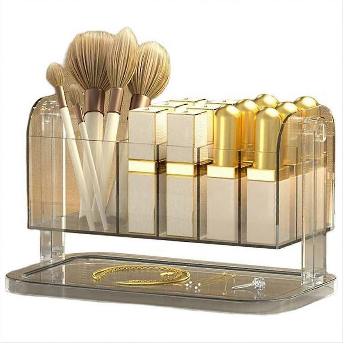 Desktop Cosmetic Storage Box Makeup Brush Organizer