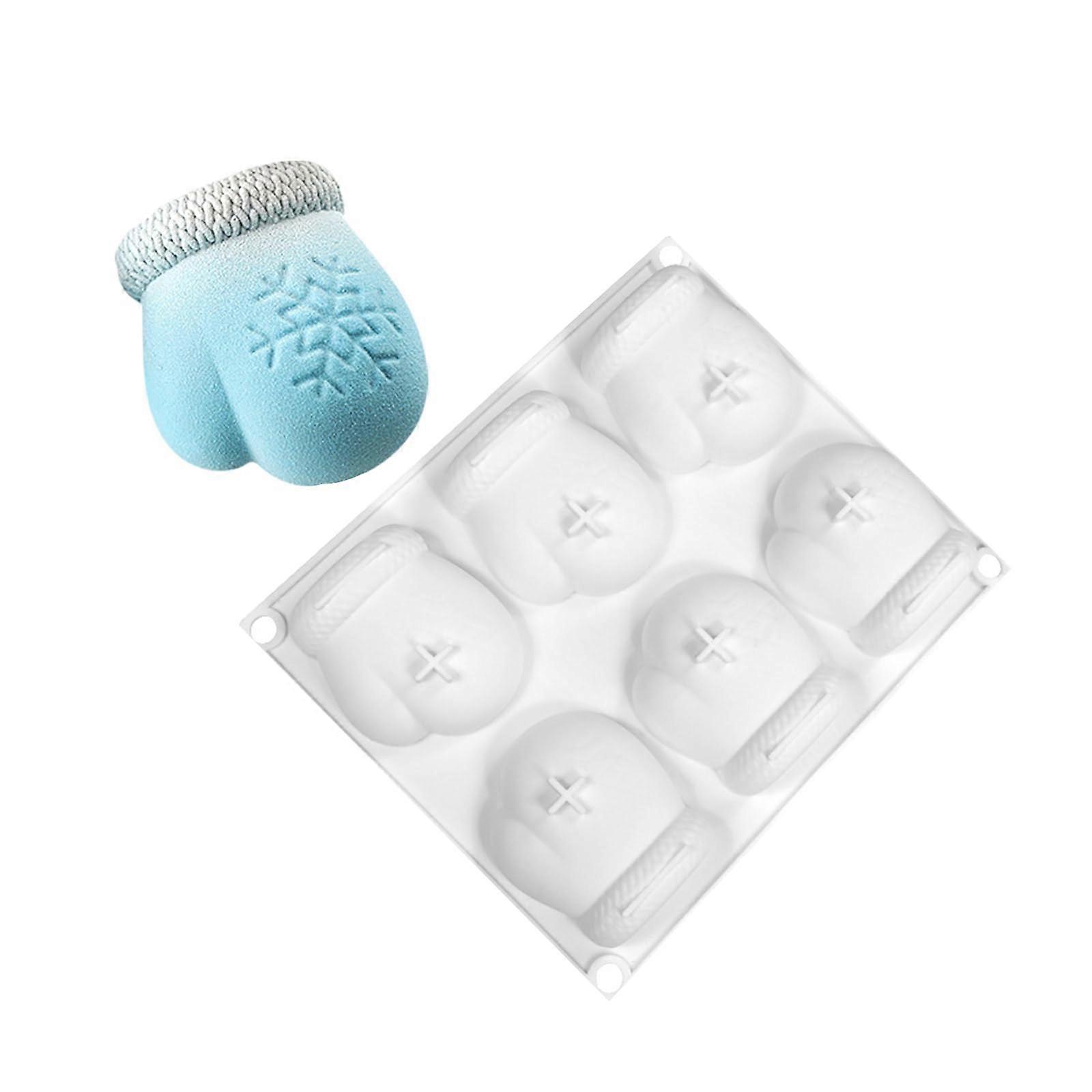 Christmas Snowflake Silicone Baking Mold Festive Design for Cake Fondant Candy and Soap