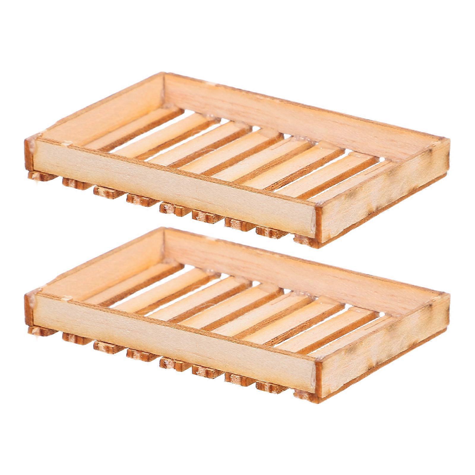 Wooden Sand Tray Model Kit for DIY Enthusiasts 8Sets 1:35 Scale Scene