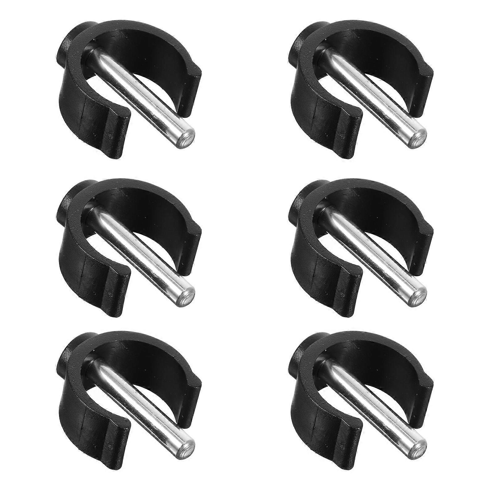 Crutch Accessories C Shape Clips for Locking 6Pcs Replacement Handles