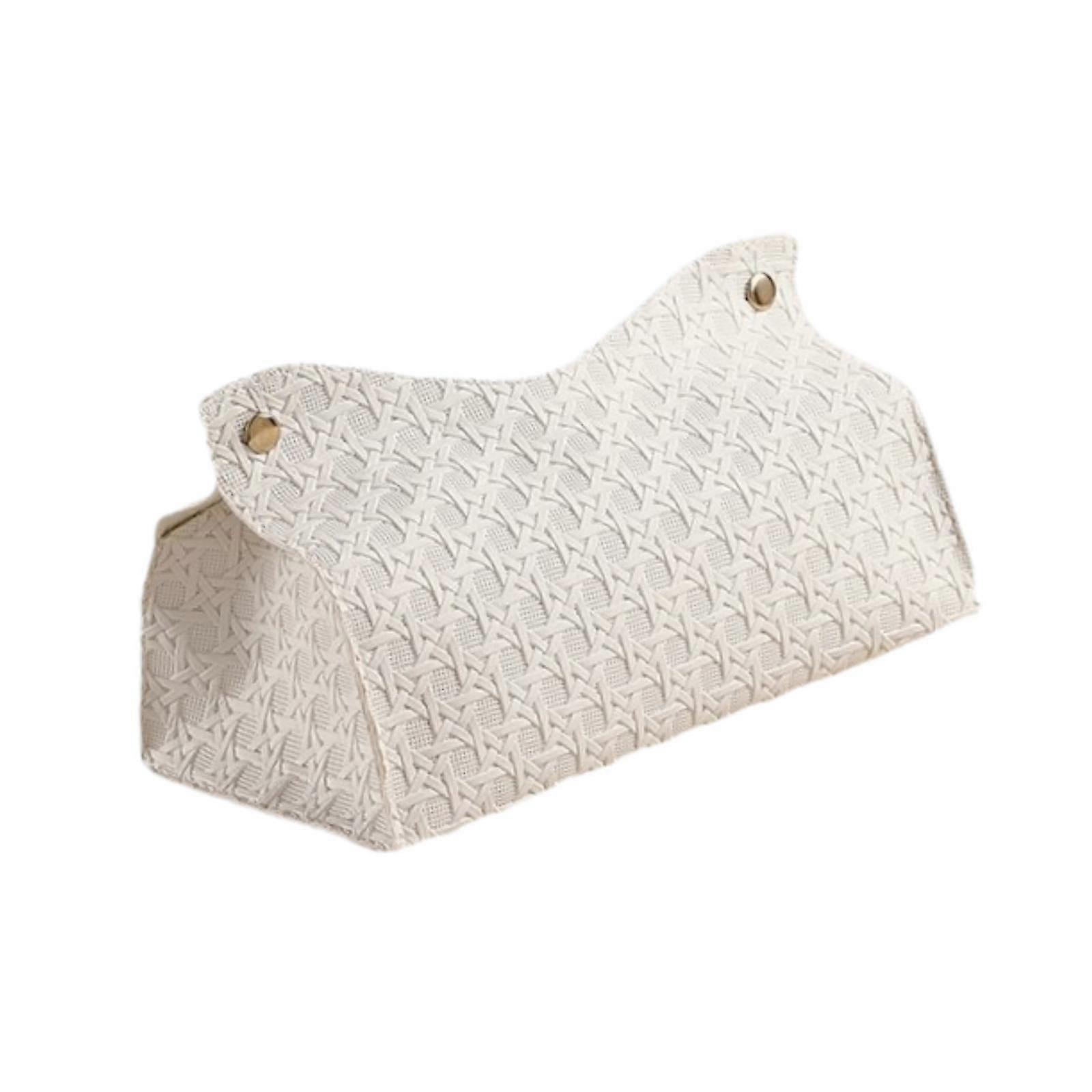 Tissue Box Cover Rectangular Home Decor Elegant Decorative Napkin Dispenser PU