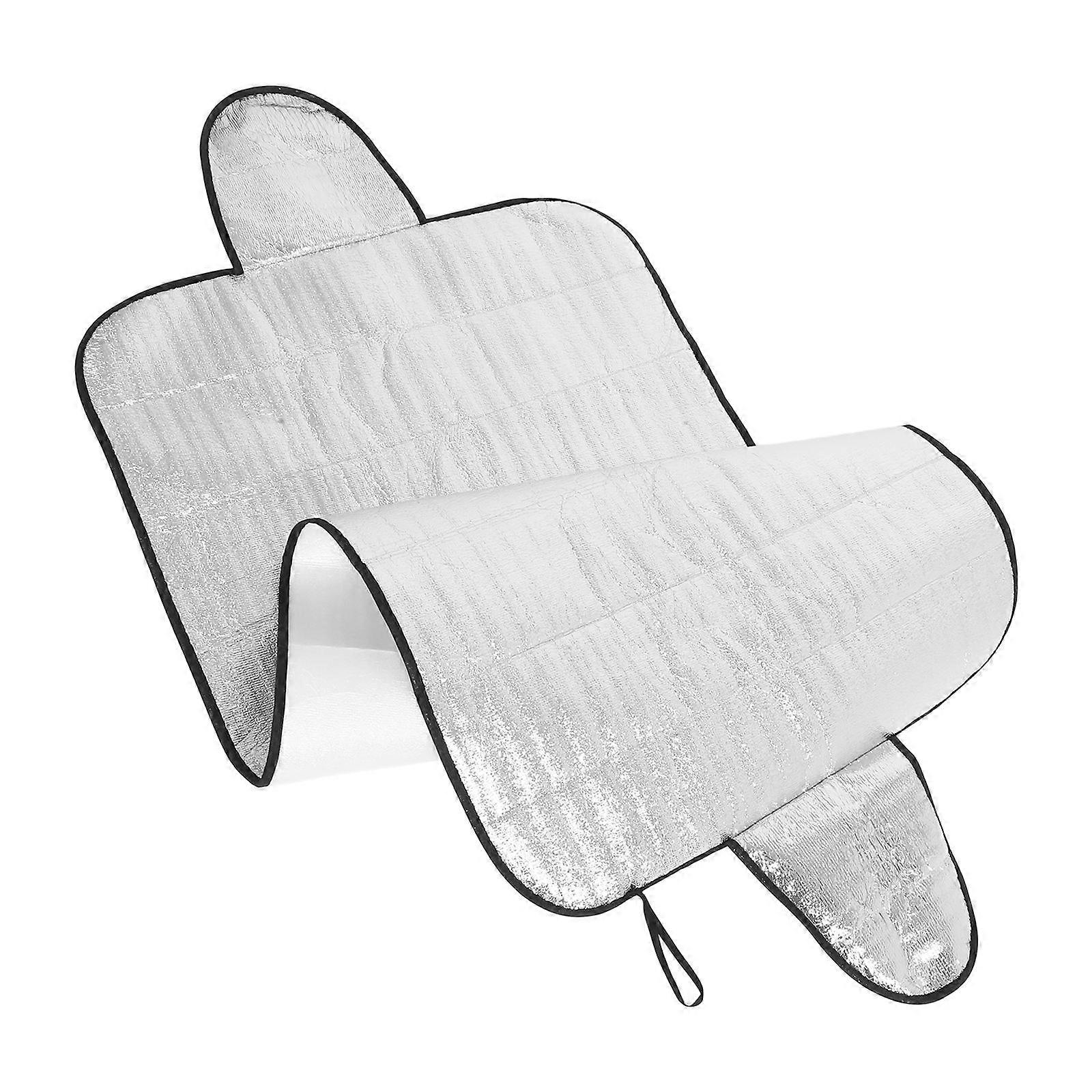 Car Windscreen Shade External Windscreen Sun Shade Snow Protection Rectangular Foam Cotton 1Pcs