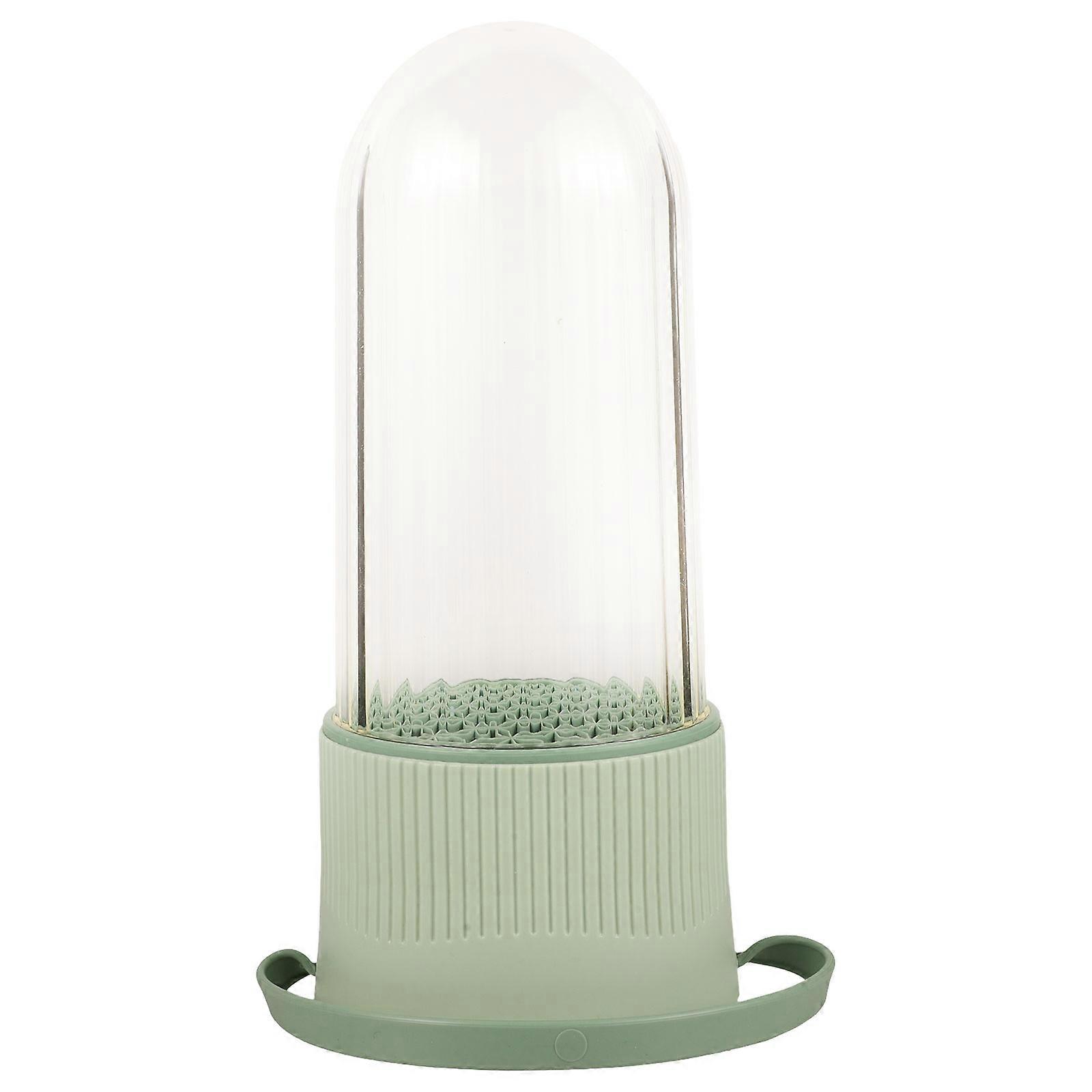 Brush Cleaner Rectangular Silicone Storage Box For Makeup Tools 9.8×4.5×4.5in Drying 1Pack