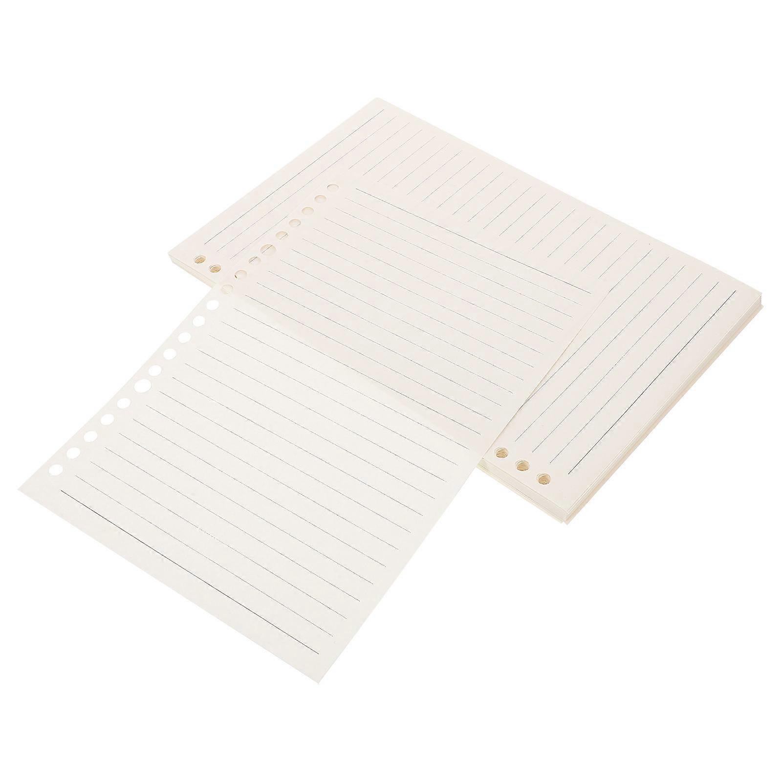 Grid Paper A5 Loose Leaf Refill for Writing Use 60Pcs Planner Inserts