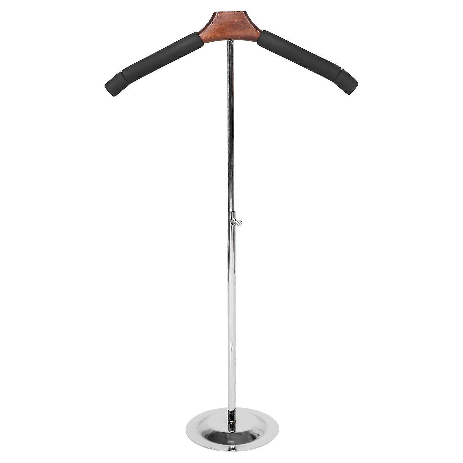 Durable Stainless Steel TShaped Clothes Rack for Home with NonSlip Hangers and Enhanced Display Area Silver