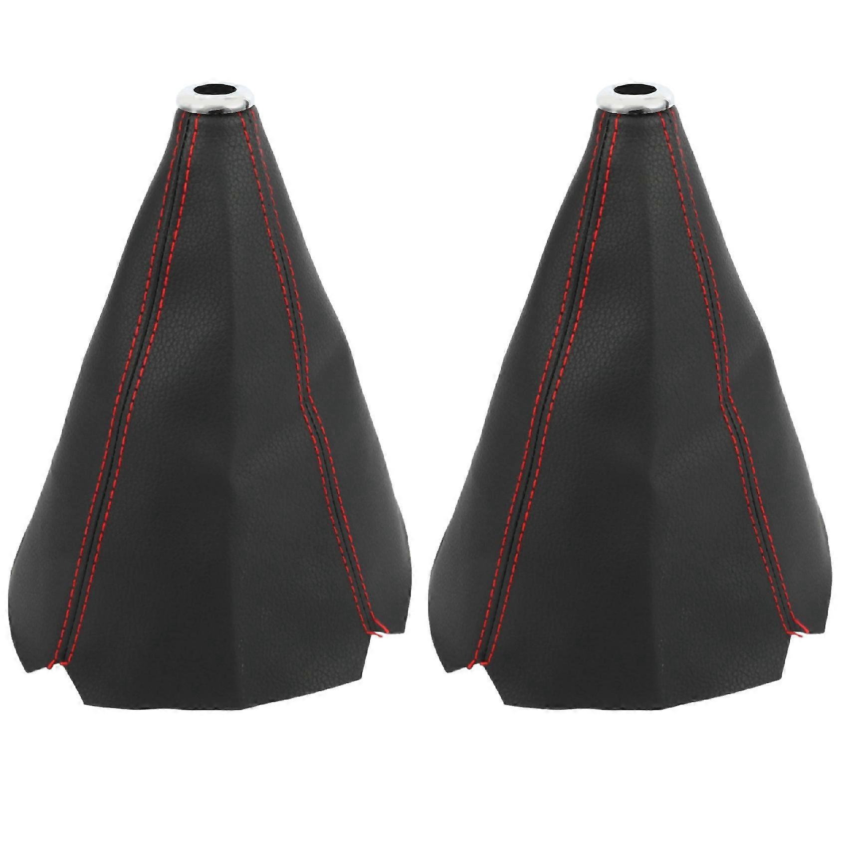2X Universal Auto Manual Gear Shift Knob Boot Dust-Cover Gear Gaiter Cover Gear Shifter Boot Shift Knob Gaiter Boot