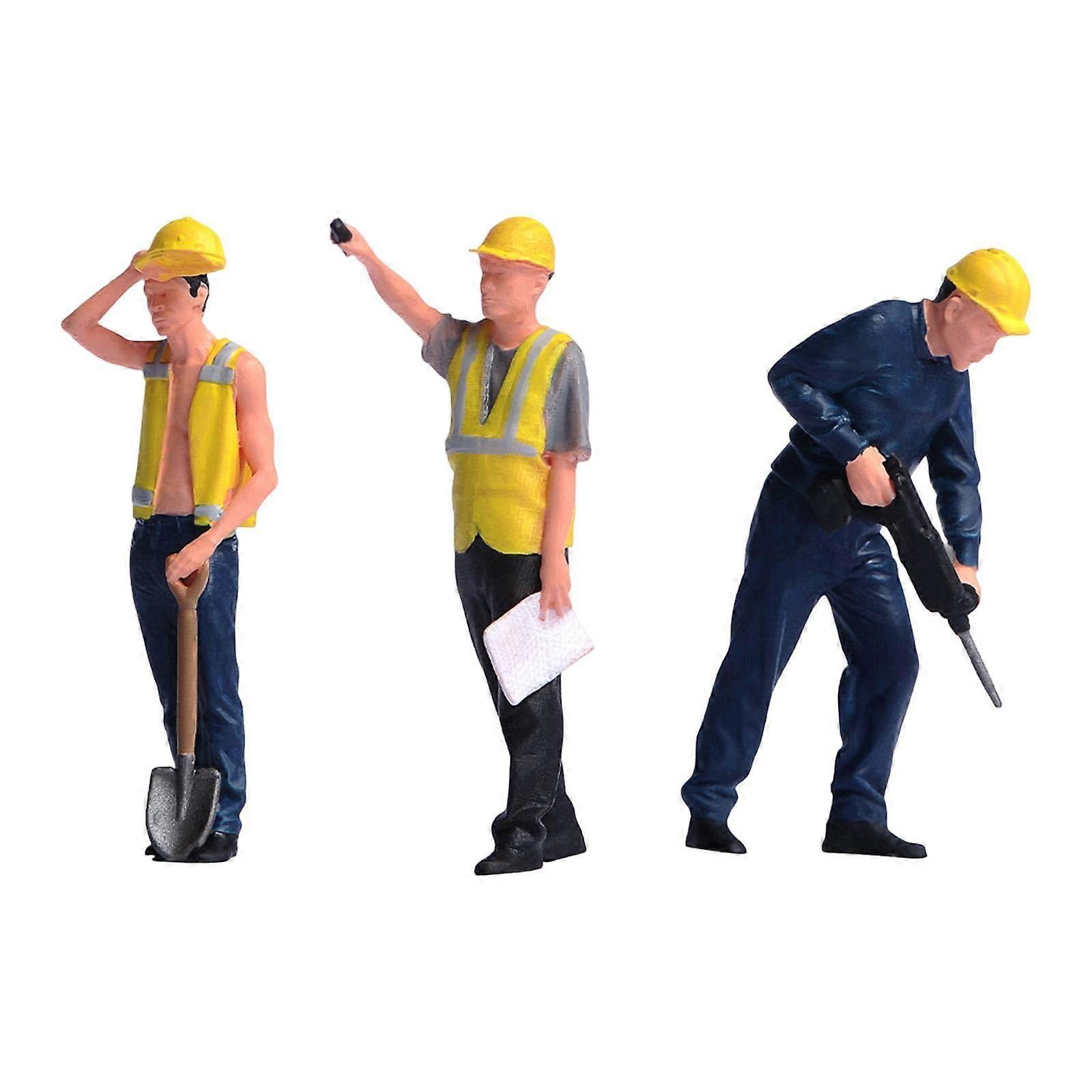 1/64 Scale Miniature Figures Model Simulation,Construction Building Workers