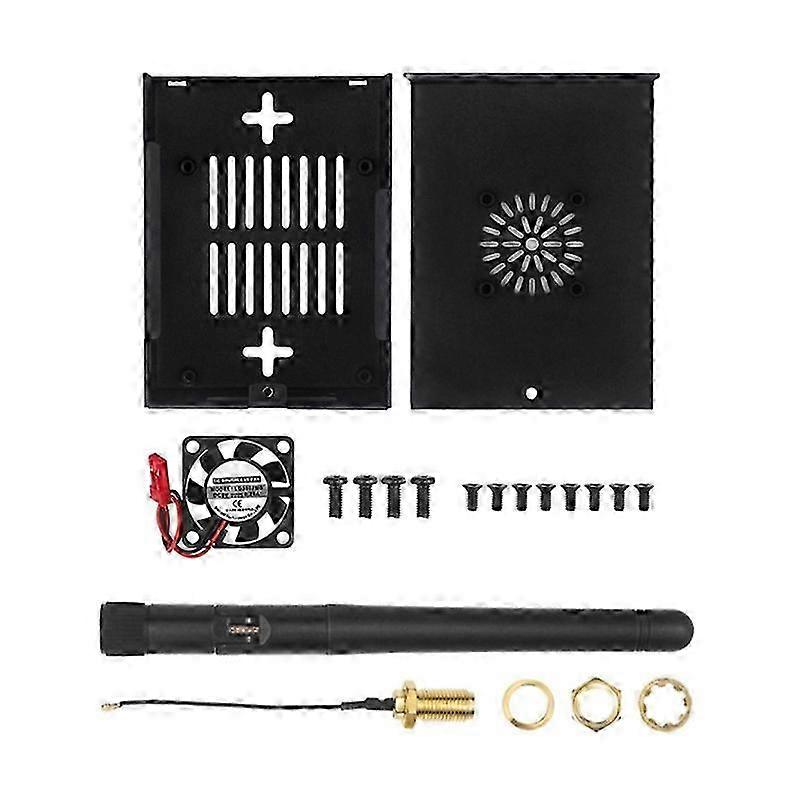 Protective Orange Pi 3b Case With Antenna Compatibility.