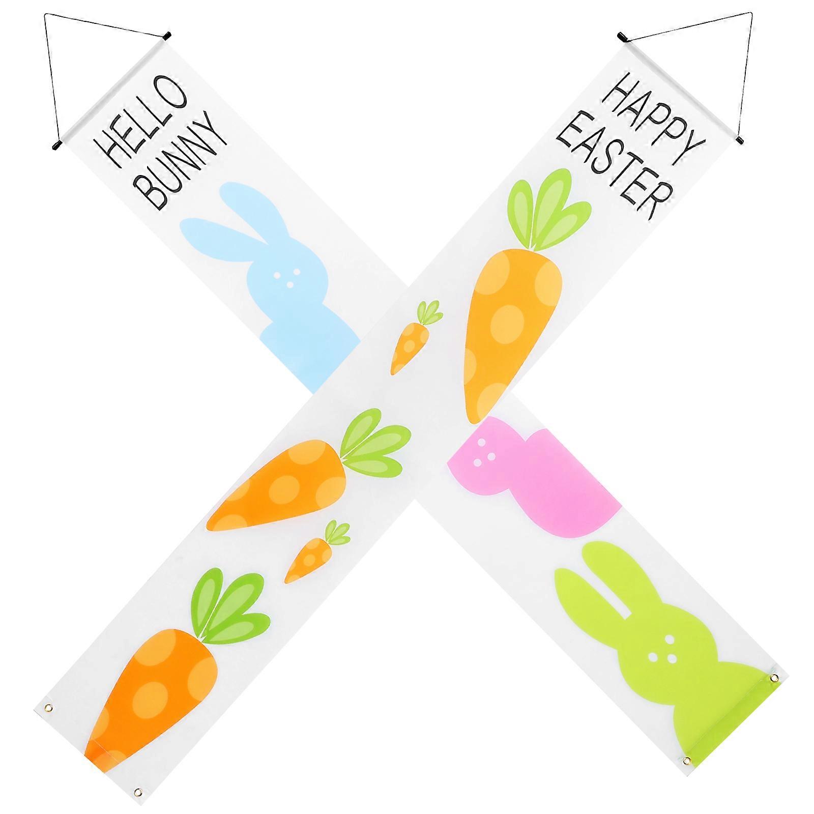 Easter Door Banner Happy Easter Decoration for Decor 3Pairs Collection