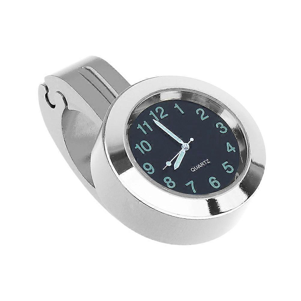 Motorcycle Table Clock Handlebar Aluminum Clock for Motorbike 2Pcs