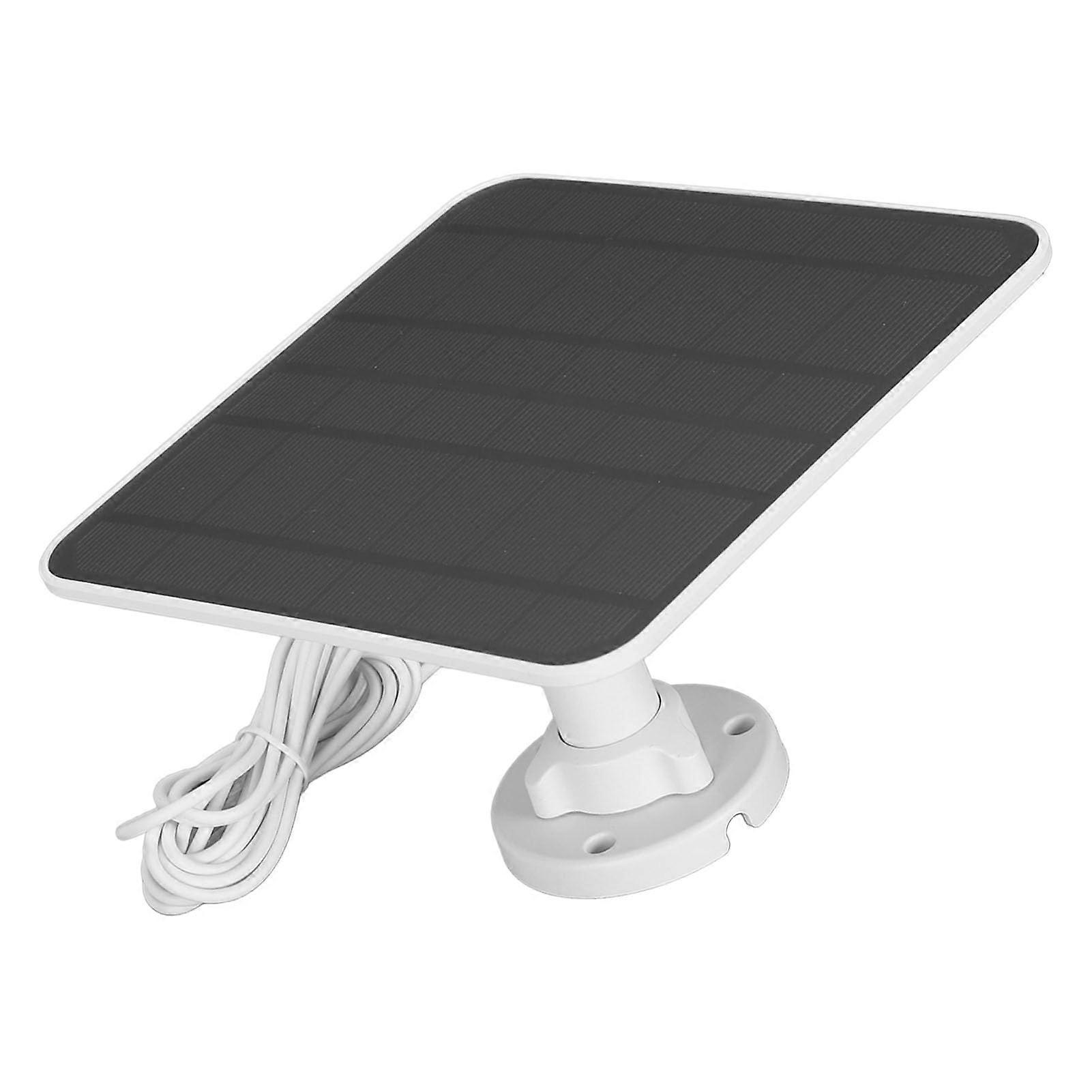 6V 12W Solar Panel for Security Camera, IP65 Waterproof, Fast Charging with 360° Mount