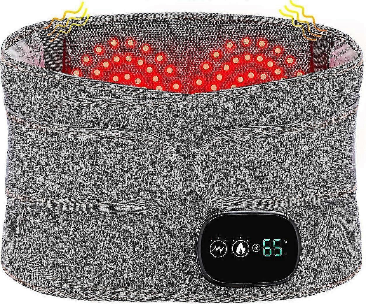 Guoguo Electric Lumbar Heating Pad, Wireless Heated Back Belt