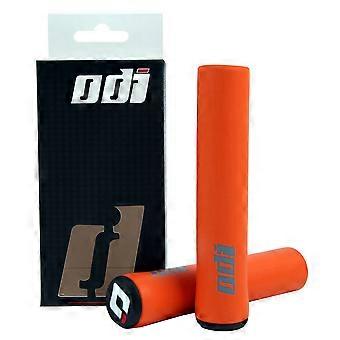 Poignées de guidon de vélo VTT ODI 5X en silicone, absorbant les chocs, souples, accessoires de vélo de montagne, orange