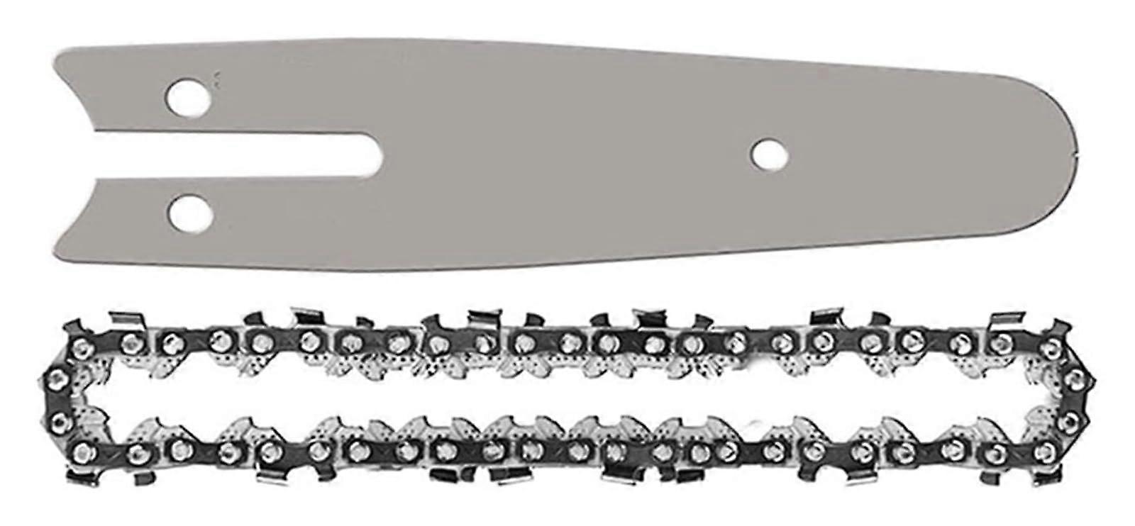 4 Inch Chainsaw Chain Replacement, 1/4 Inch Pitch, Durable Steel,  Cutting Efficiency, 1PC