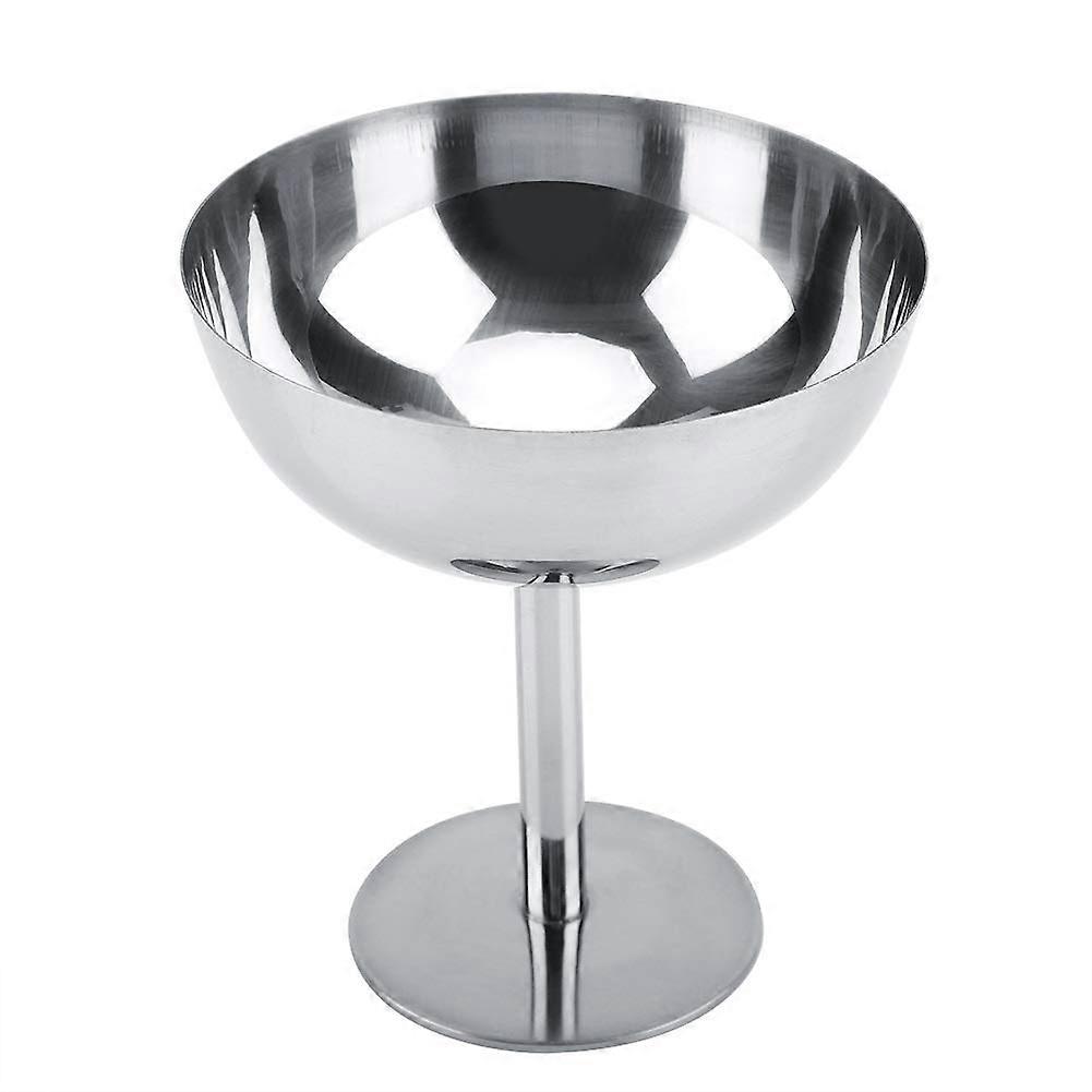 Stainless Steel Ice Cream Cups Tall Elegant Stackable Dessert Bowls for Fruit Salad Pudding