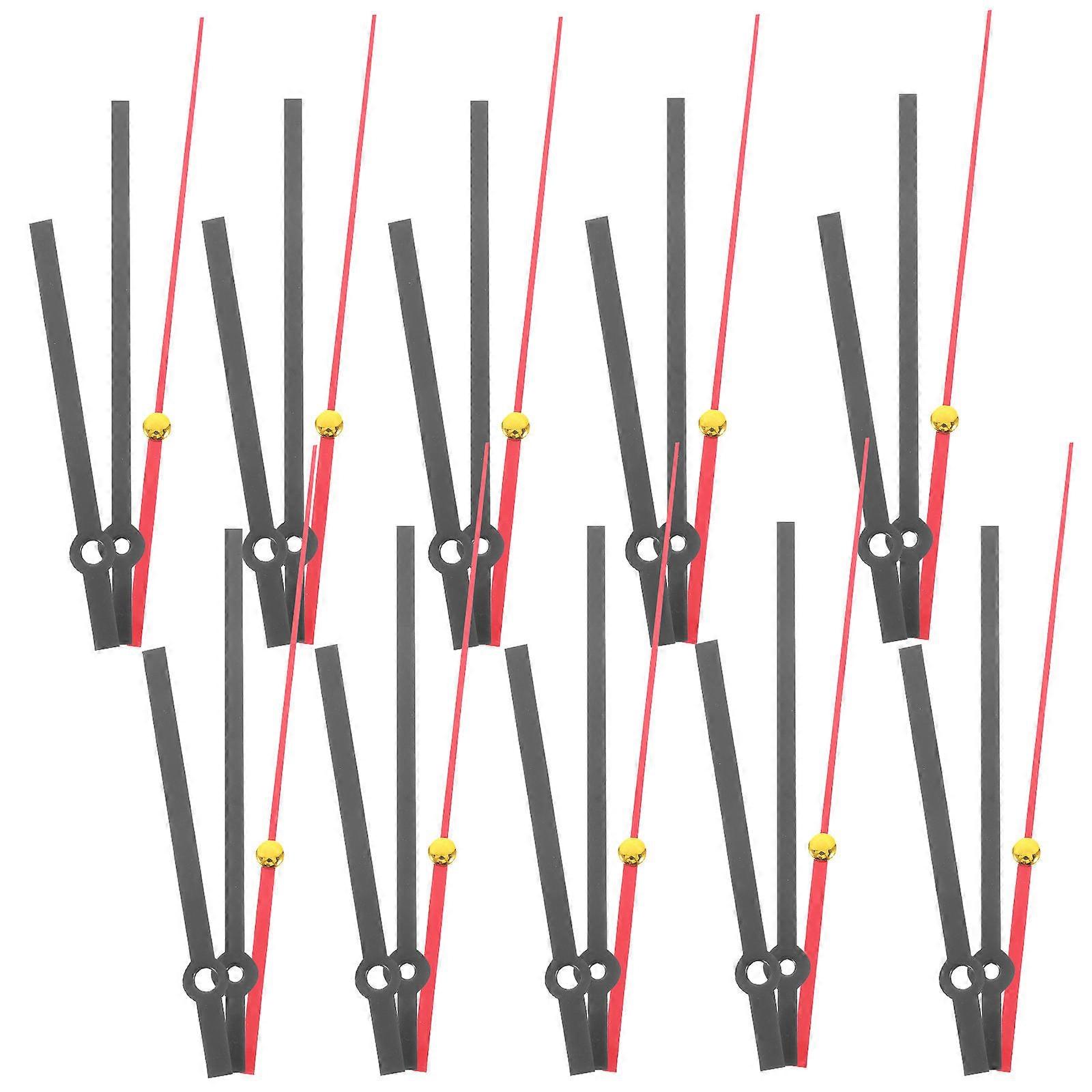 Assorted Color Clock Hands Durable Plastic Clock Parts 30Sets