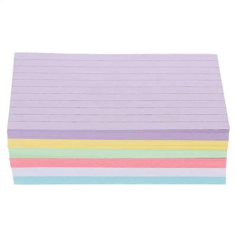 300 Sheets Colored Index Cards Flash Cards Portable Note Cards For Writing And