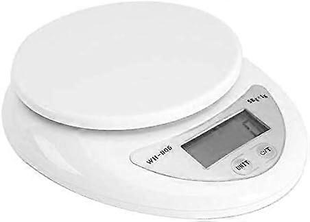 Digital Kitchen Scale 1g Accuracy 5kg Capacity MultiUnit Conversion for Baking and Cooking