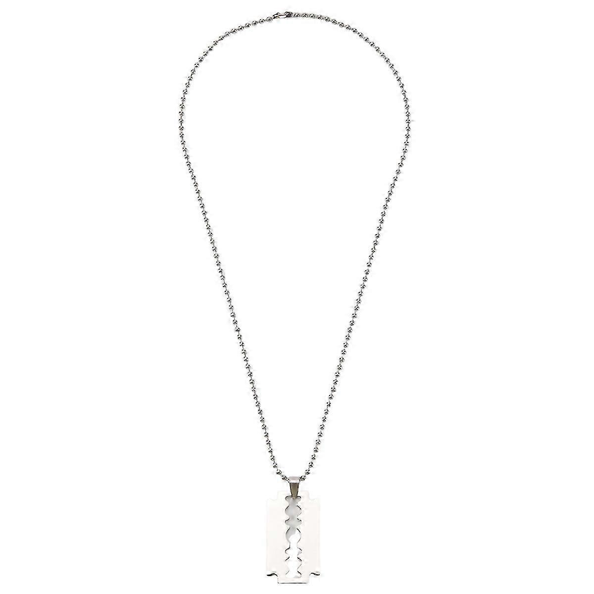 Heren RVS Scheermes Hanger Ketting