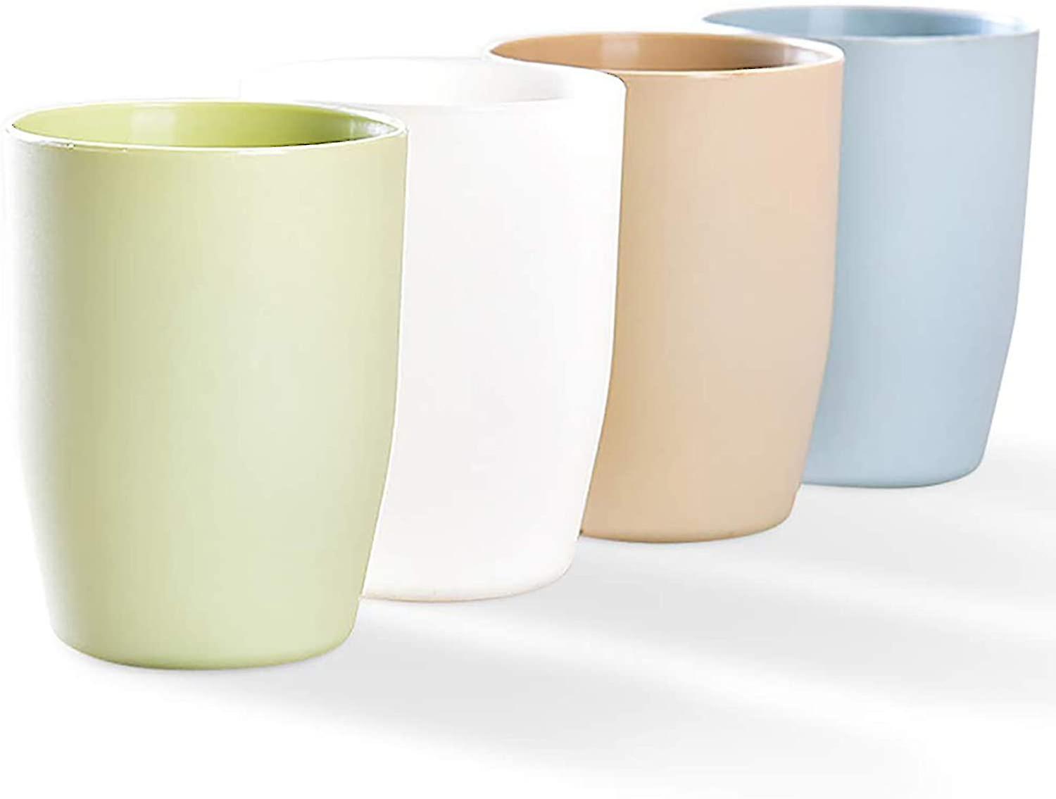 Set Of 4 Plastic Bathroom Cups