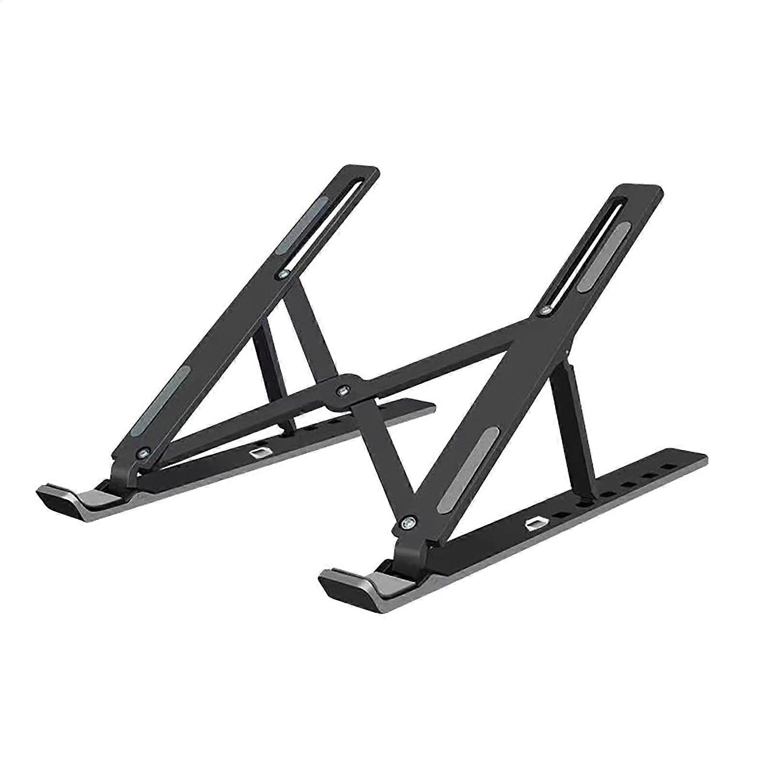 Adjustable Laptop Stand for Desk with Foldable SpaceSaving Design and Stable NonSlip Support