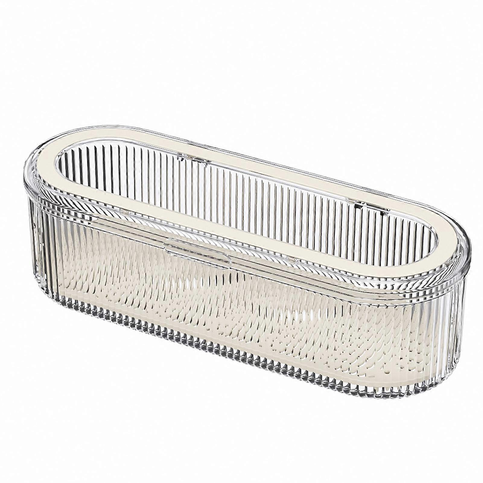 Transparent Chopsticks Organiser Space Saving Multifunctional Storage Box for Dorm