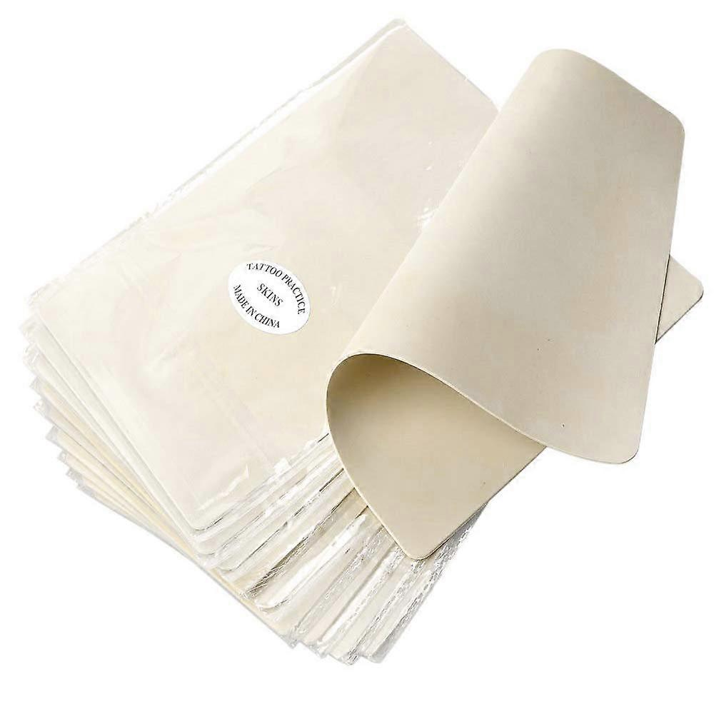 Tattoo Practice Skin 10pcs 8x6in DoubleSided Microblading Pads with Realistic Texture for Training