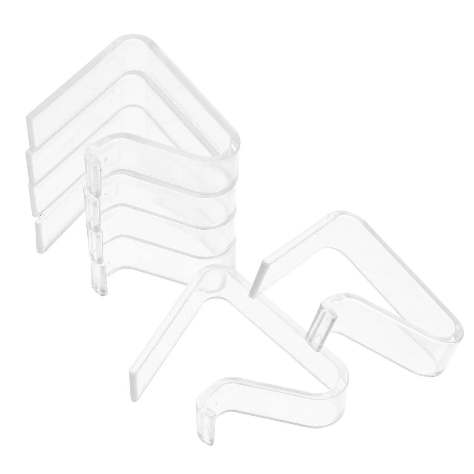 Transparent Tablecloth Clips Anti-Slip Design for Outdoor Use 6Pcs Set