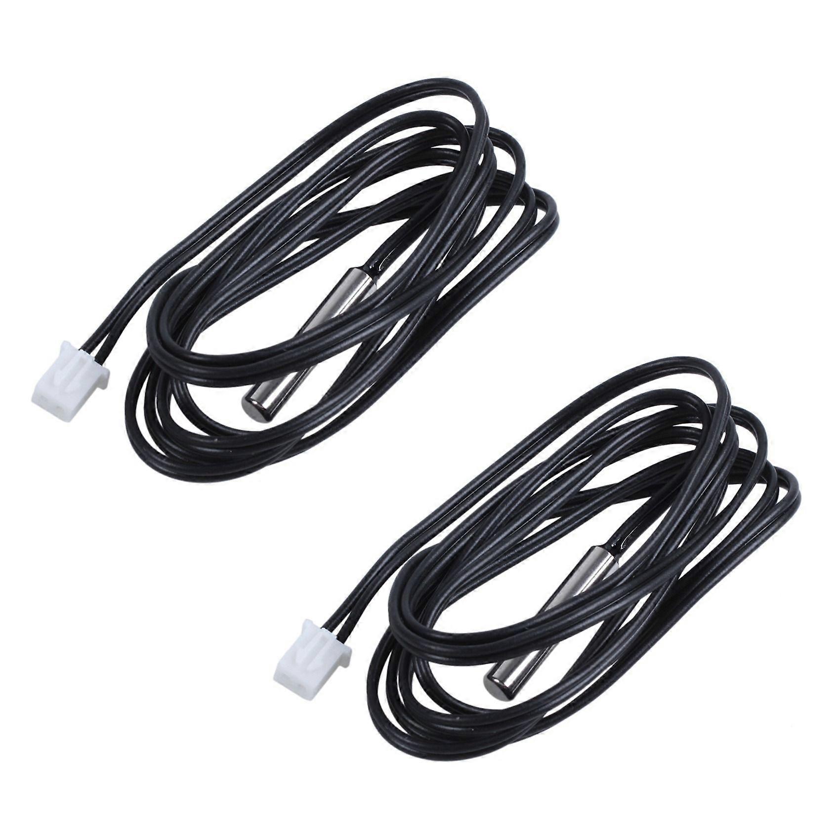 2X NTC 10K Ohm Waterproof Digital Thermal Temperature Sensor Probe 1M