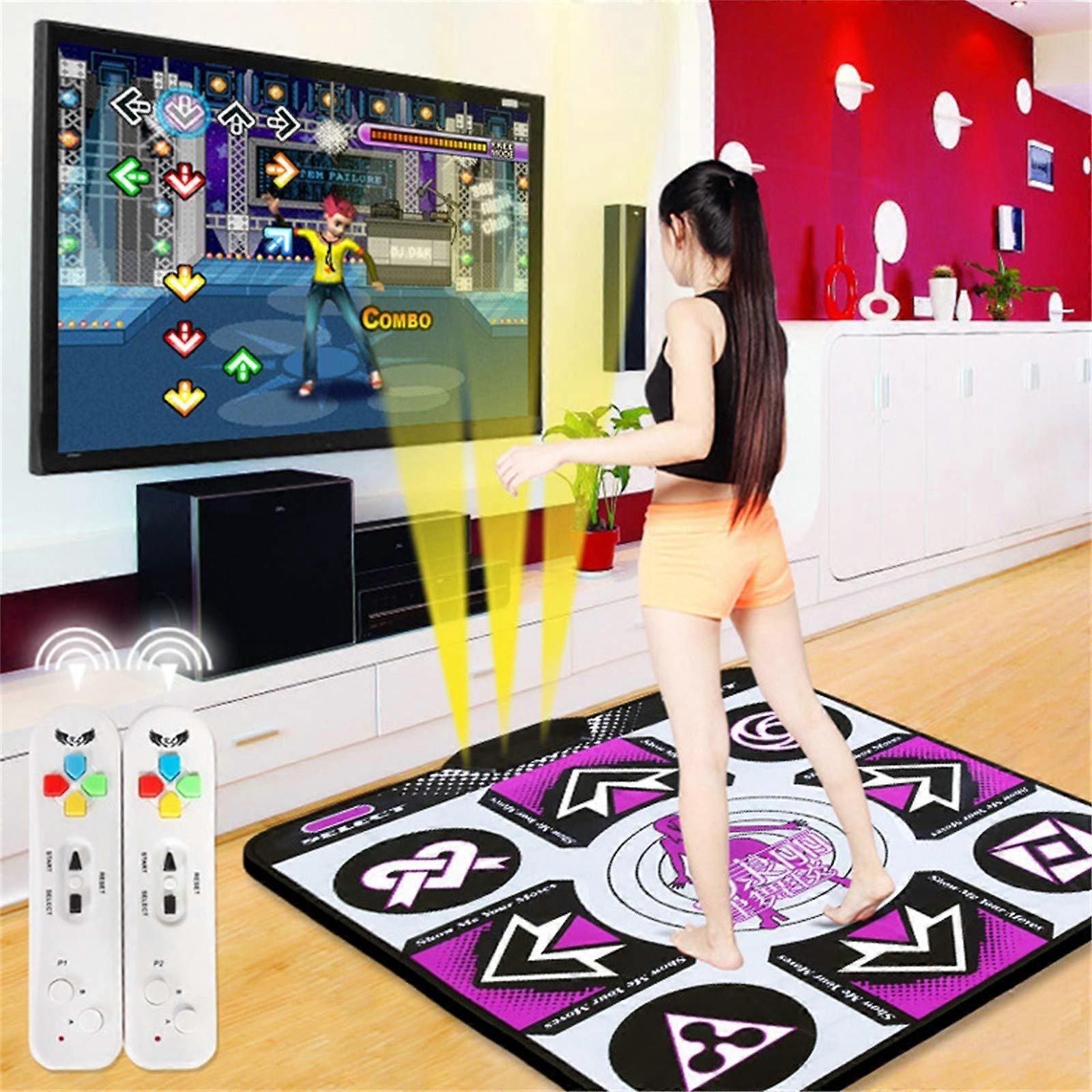 Dance Mat for PC and TV with NonSlip Grip, WearResistant Surface, Single Player Step Pad