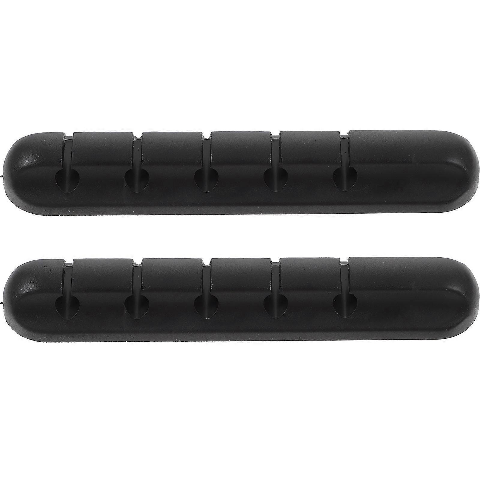 Desktop Data Cable Organizer Silicone Car USB Cable Holder 4Pcs