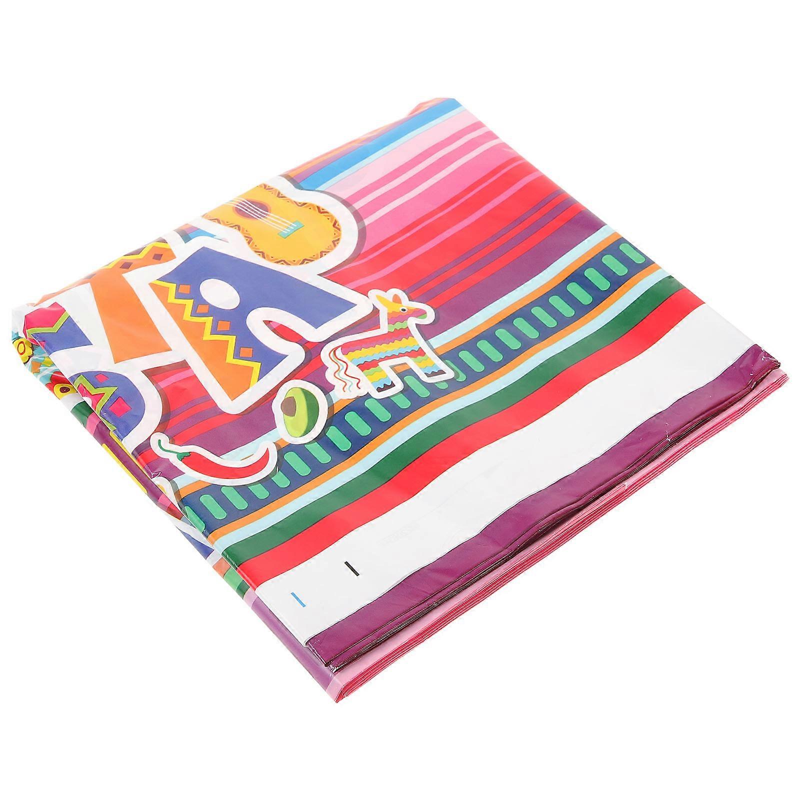 Serape Table Runner Mexican Table Runner for Decoration 2Pcs Silver