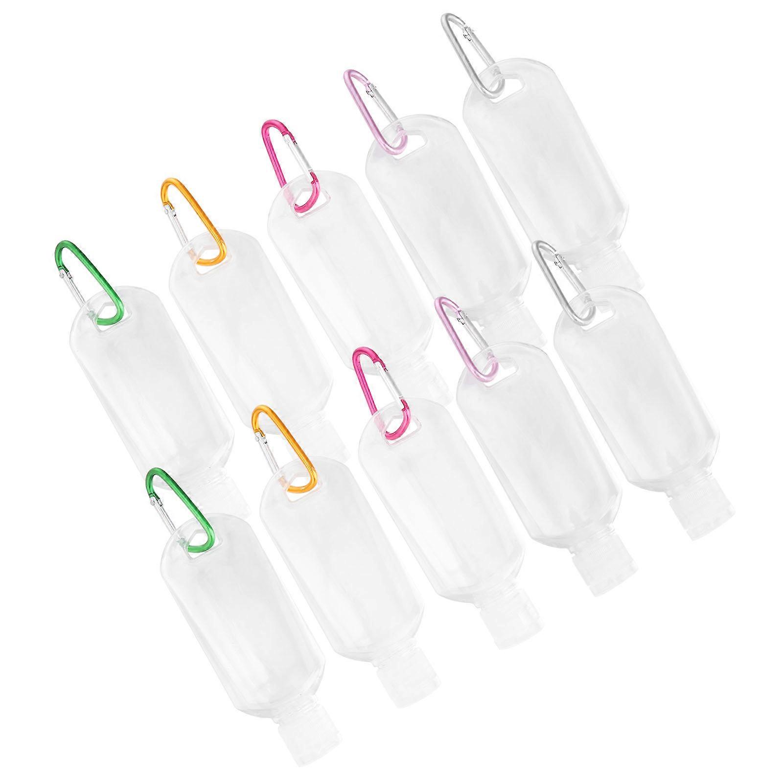 Travel Bottles Carabiner Plastic Storage Bottles for 1Set