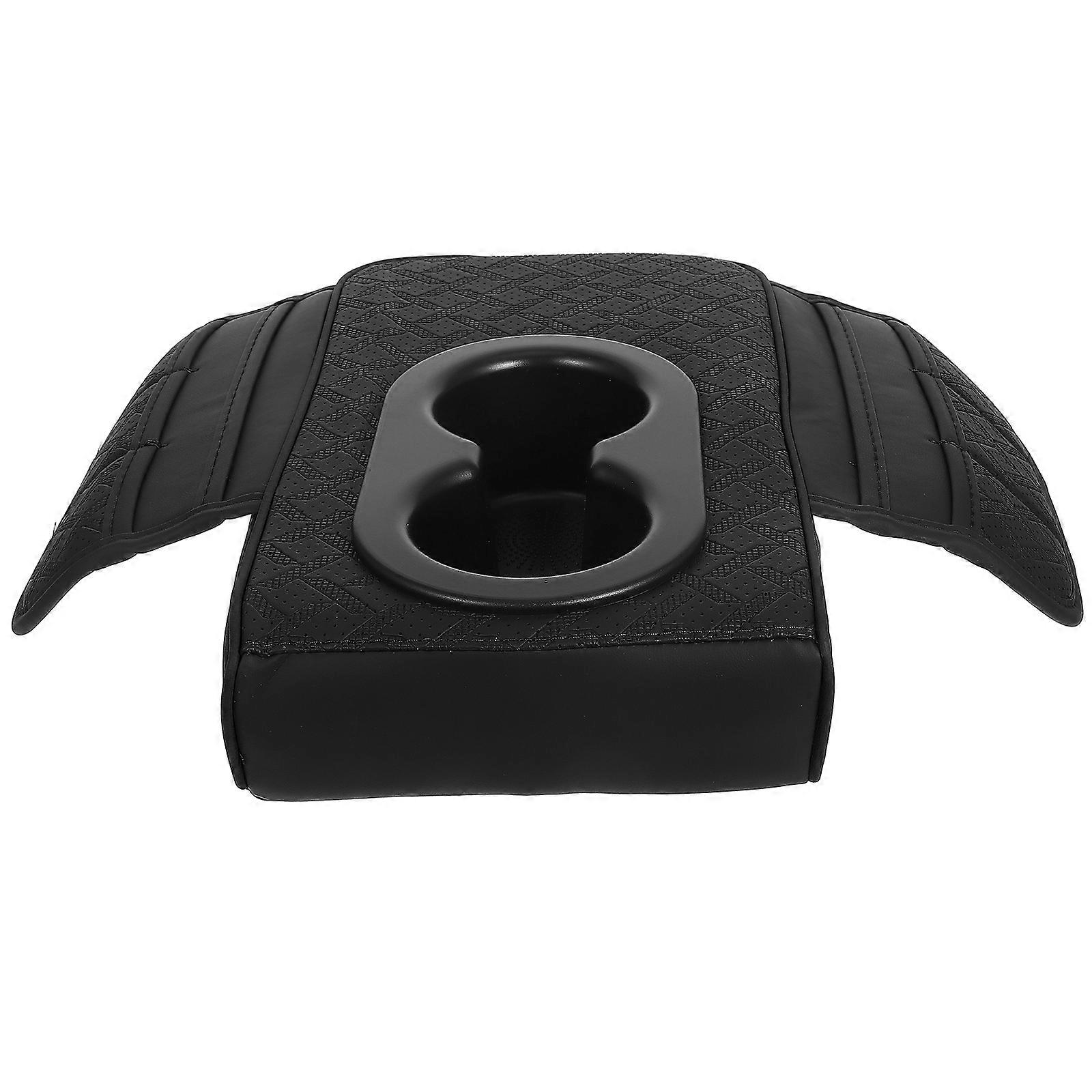 Black Car Armrest Box with Storage Function for Multifunctional Use