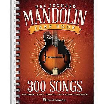 Hal Leonard mandoline faux livre : 300 chansons