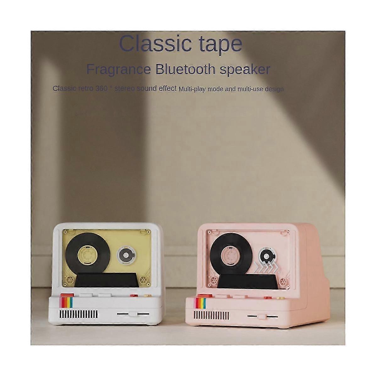 Classic Tape Bluetooth Speaker Retro Convenient Portable Aromatherapy Night Light Multi-function Mi