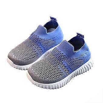 Baby Første Gåsko Bløde Åndbare Sneakers Småbørn Drenge Piger Sneakers På Sko Børn Lette Gåsko 18-24 Måneder