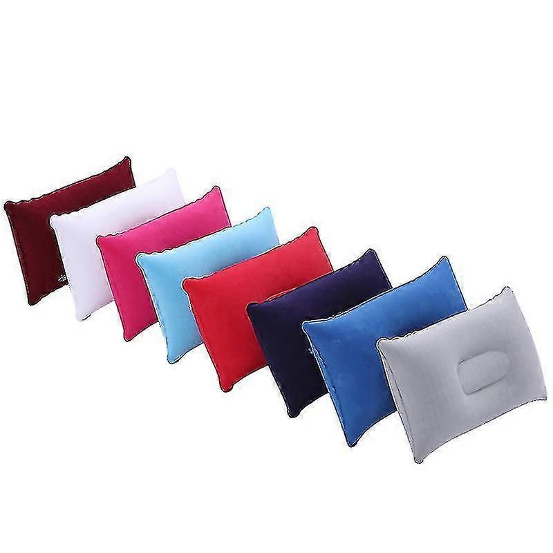2pcs Almohada inflable Camping Viaje Suave Explosión