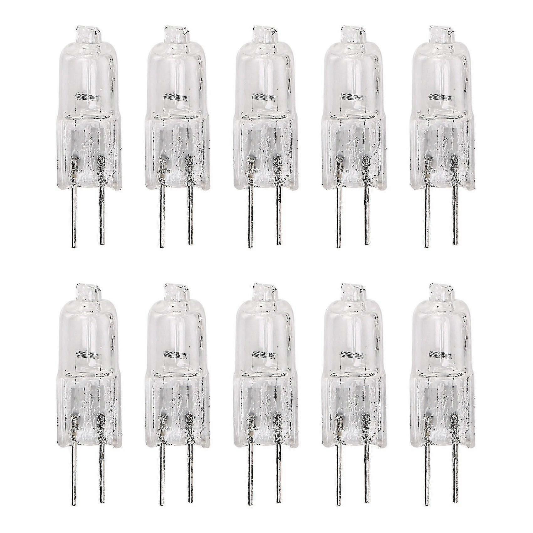 10 x G4 halogenlamper 10w varm hvit