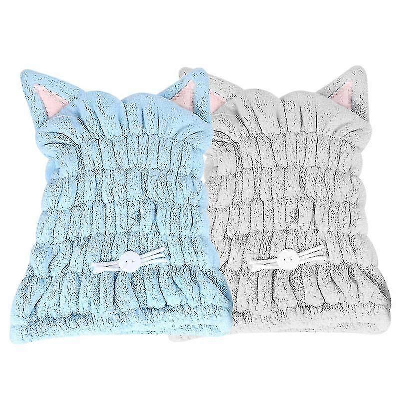 2pcs Hair Towels Wrap