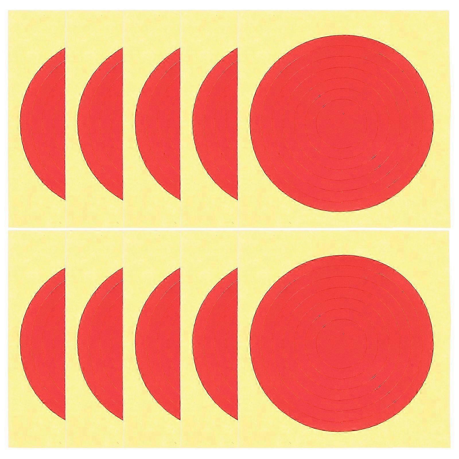 10 Sheets Functional Pressure Gauge Stickers Adhesive Decals Indicator Decals
